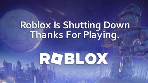 Jul 2, 2023 · Let’s set things directly: Roblox isn’t “shutting down.” The very same scam (with a couple of information altered) walks around every year or more. Keep In Mind: don’t believe whatever y’ all continued reading the web! — Roblox (@Roblox) January 14,2020